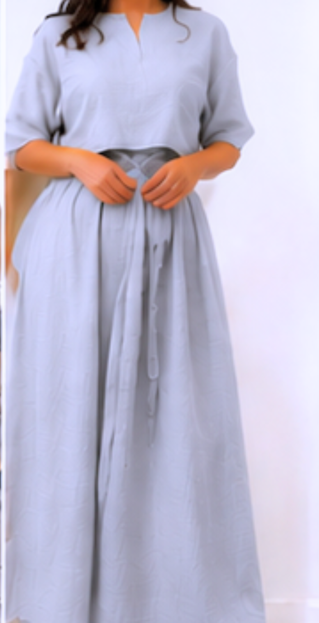 ROUBE LIN 2 PIECES